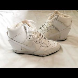 White Nike Dunks